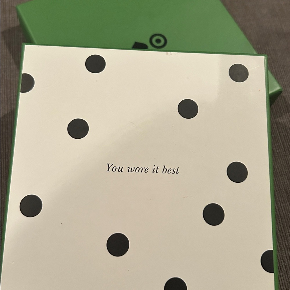 KATE SPADE x TARGET Pearl Polka Dot Hoop Earrings NEW - Picture 3 of 3